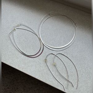 Silver Hoop Earrings